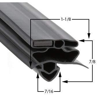 Passeal - True 810719 Compatible Door Gasket Replacement - Easy To Install