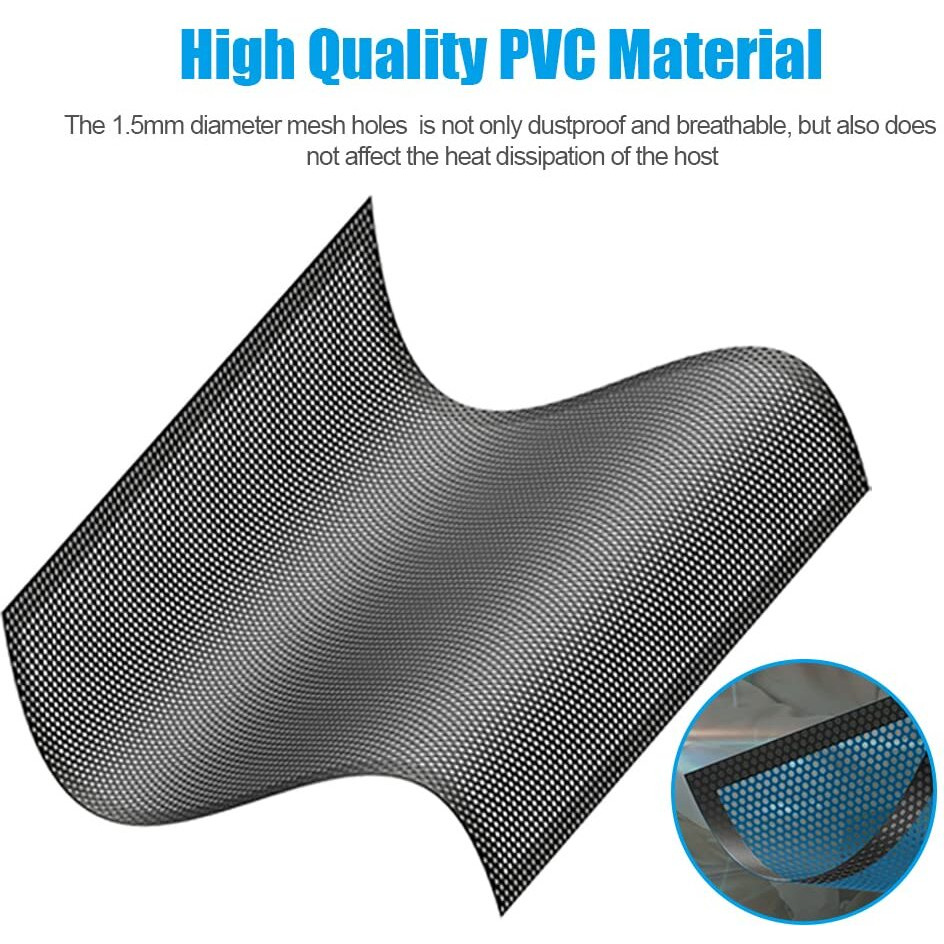 Xygcaco Dust Filter For Xbox Series X Console  Top Case Vent Dust Proof Filter Cover  Include 6Pcs Thump Grip Caps 3 Packs