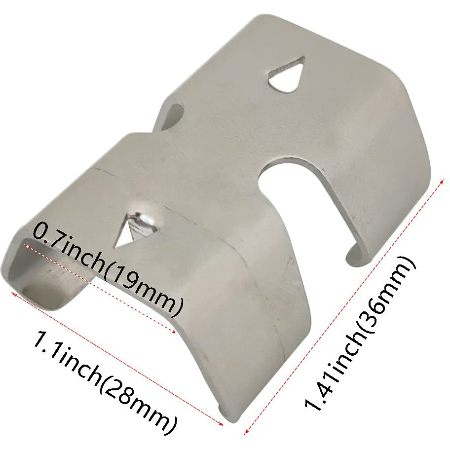 Glrovazas Double Rope Clamp 12 Pcs Metal Clips Rope Horse Lead Ropes Metal Clips For Rope Heavy Duty Double Rope Clamps Zinc Alloy Wire Rope