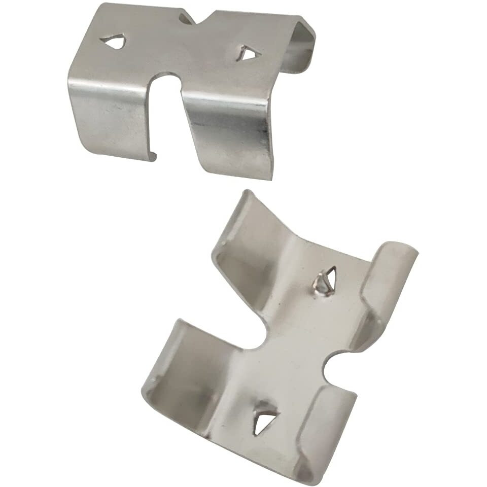 Glrovazas Double Rope Clamp 12 Pcs Metal Clips Rope Horse Lead Ropes Metal Clips For Rope Heavy Duty Double Rope Clamps Zinc Alloy Wire Rope