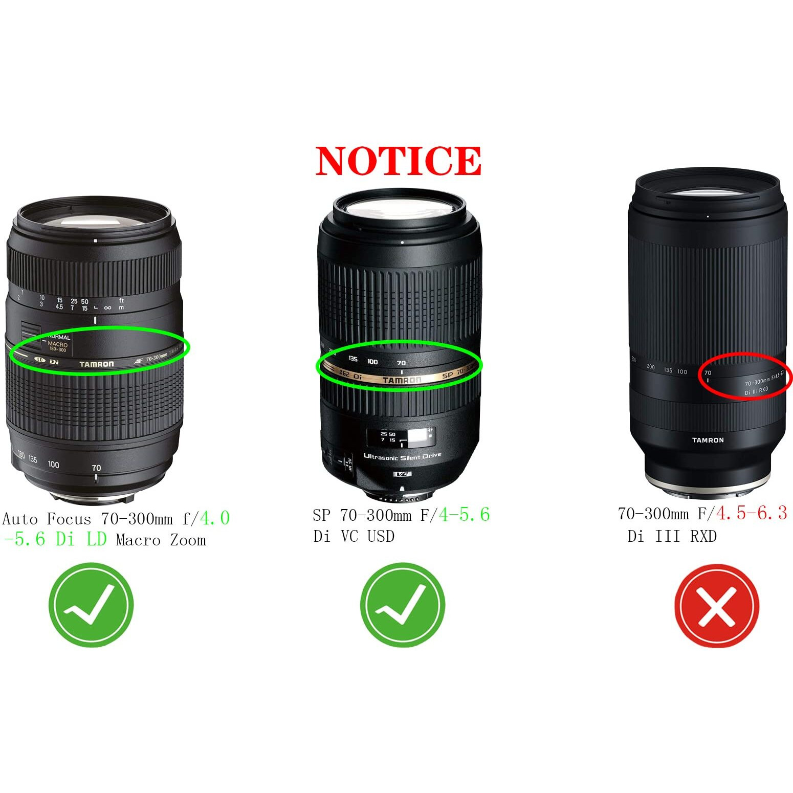 62Mm Lens Cap Cover Compatible For Tamron Auto Focus 70-300Mm F/4.0(Not For 4.5)-5.6 Di Ld Macro Zoom Sp 70-300Mm F/4-5.6 Di Vc Usd Huipuxiang [2 Pack]