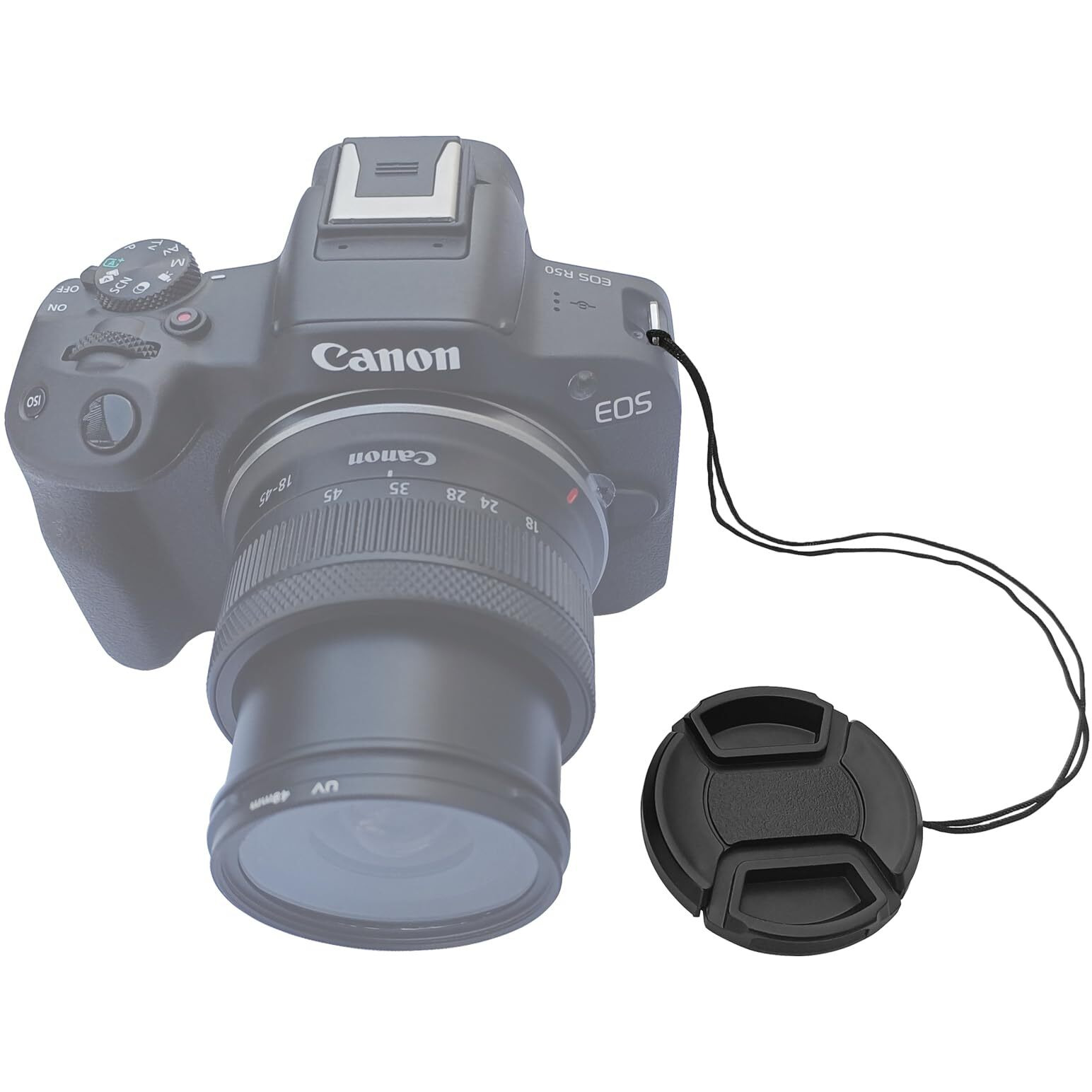 62Mm Lens Cap Cover Compatible For Tamron Auto Focus 70-300Mm F/4.0(Not For 4.5)-5.6 Di Ld Macro Zoom Sp 70-300Mm F/4-5.6 Di Vc Usd Huipuxiang [2 Pack]