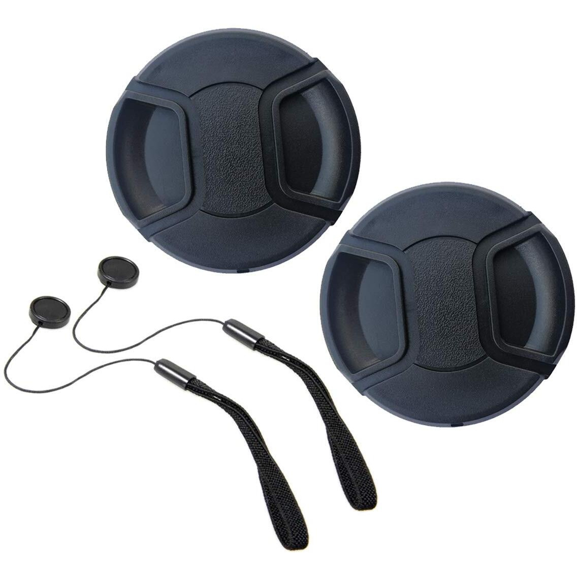 58Mm Lens Cap Cover For Olympus M.Zuiko 40-150Mm F/4.0-5.6 R Micro(Not For 40-150Mm F2.8 Pro) Ed Digital Zoom Lens M.Zuiko Digital 75-300Mm 14.8-6.7 Ii Huipuxiang[2 Pack]