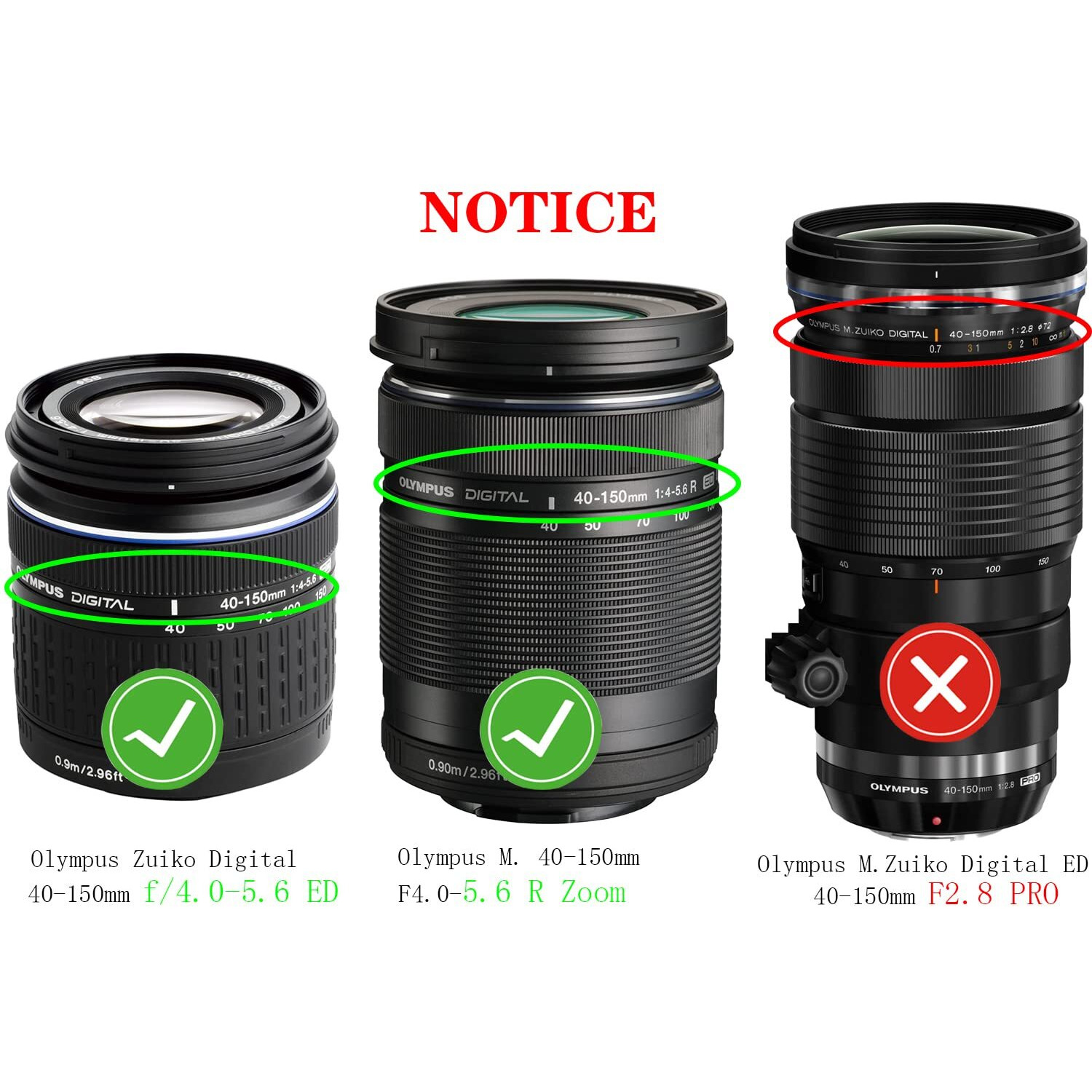 58Mm Lens Cap Cover For Olympus M.Zuiko 40-150Mm F/4.0-5.6 R Micro(Not For 40-150Mm F2.8 Pro) Ed Digital Zoom Lens M.Zuiko Digital 75-300Mm 14.8-6.7 Ii Huipuxiang[2 Pack]