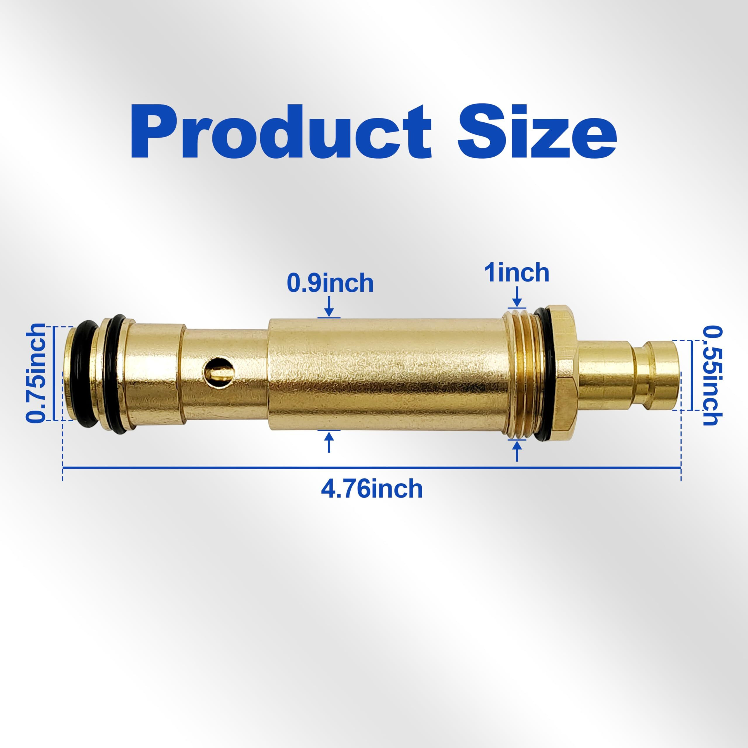 Shineus 74392 Diverter Cartridge Assembly Replacement For Kohler Compatible With Most Two-Way Diverters Yellow