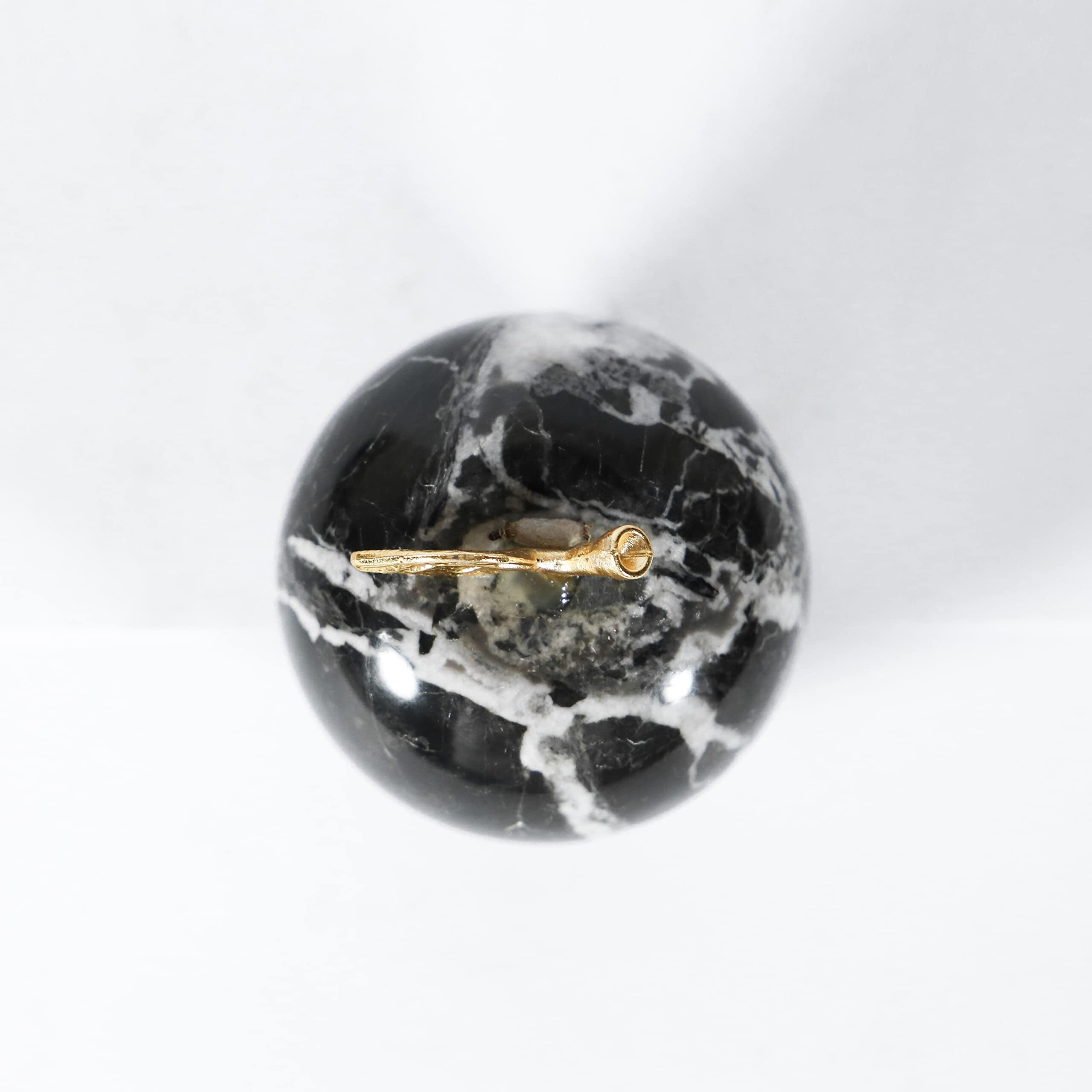 Marble Paperweight (Black Marble)