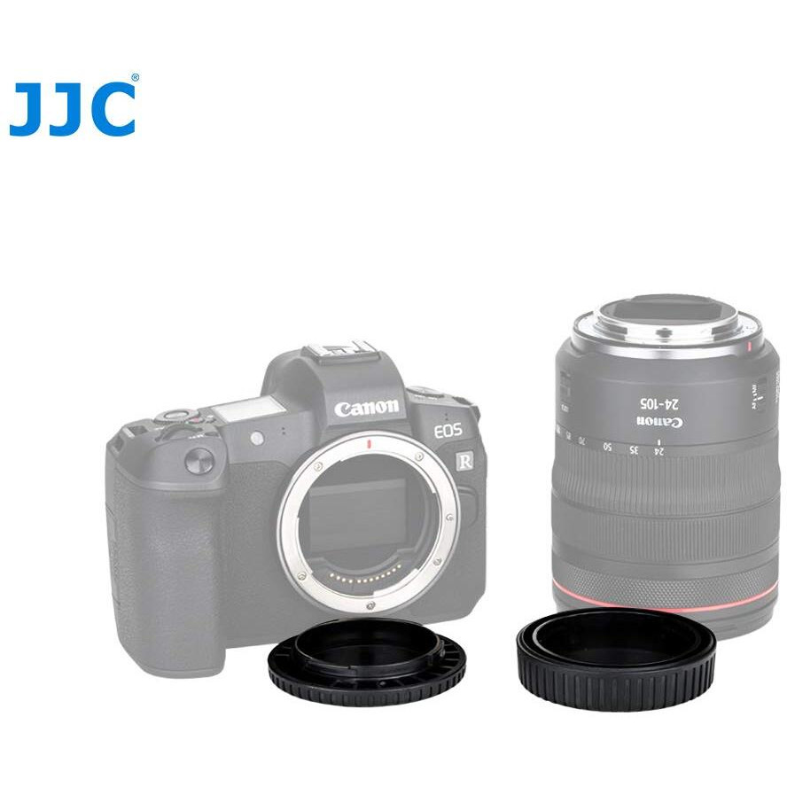 (2 Pack) Jjc Eos Rf Mount Body Cap  Rf Mount Rear Lens Cover Cap  Camera Sensor Protective Body Cap  Compatible With Canon Eos R Mirrorless Camera Eos R Rp Ra R3 R5 R6 R7 R10