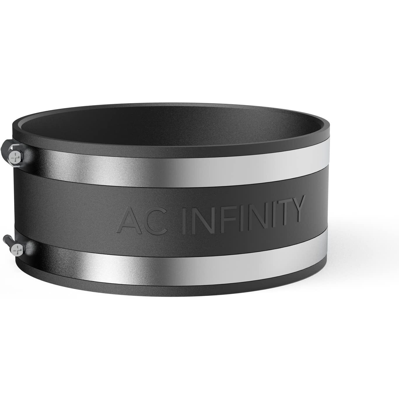 Ac Infinity Noise Reduction Clamp 6-Inch  Duct Coupler With Stainless Steel Clamps  Flexible Rubber Coupling For Inline Fans And Carbon Filters In Growing And Hvac