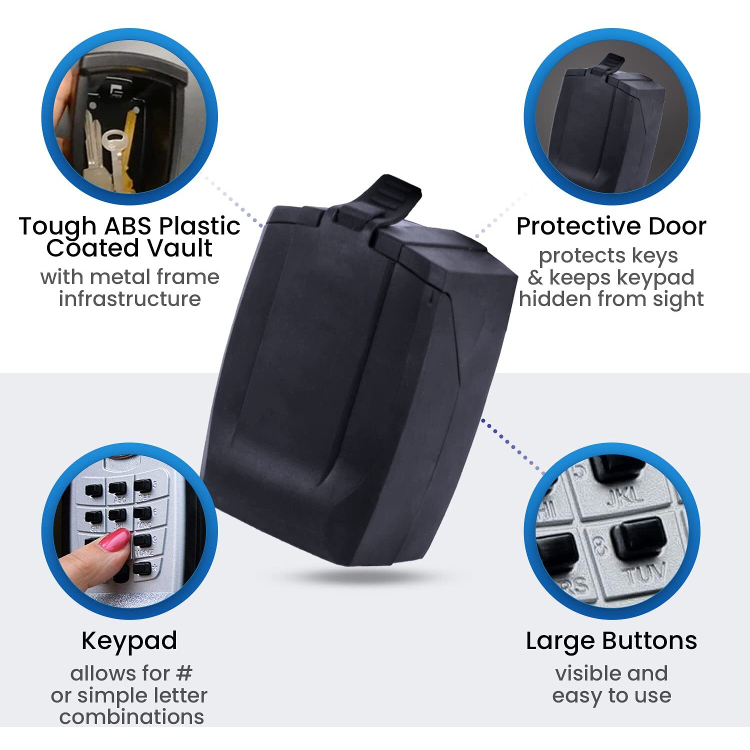 Keyguard Pro Sl-590-Cvr Outdoor Lock Box With Protective Rubber Cover Medium