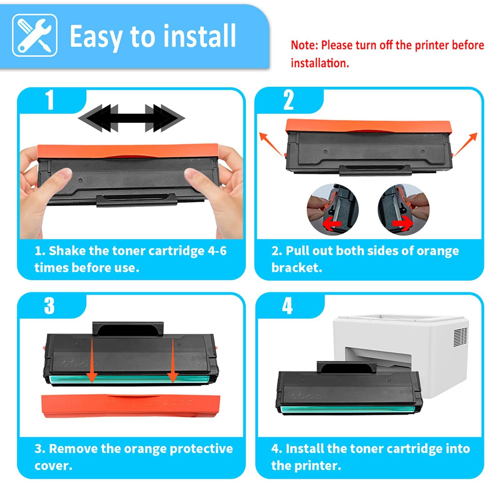 Laipeng Pb-211 Pb211 Pb 211E Pb-211Ev Pb 211Ev Compatible Toner Cartridge 1600 Pages For P2500W P2502W P2207 M6550 M6500Nw M6550Nw M6600 M6600Nw M6602Nw M6552 M6552Nw M6602N Printers (Black 1-Pack)