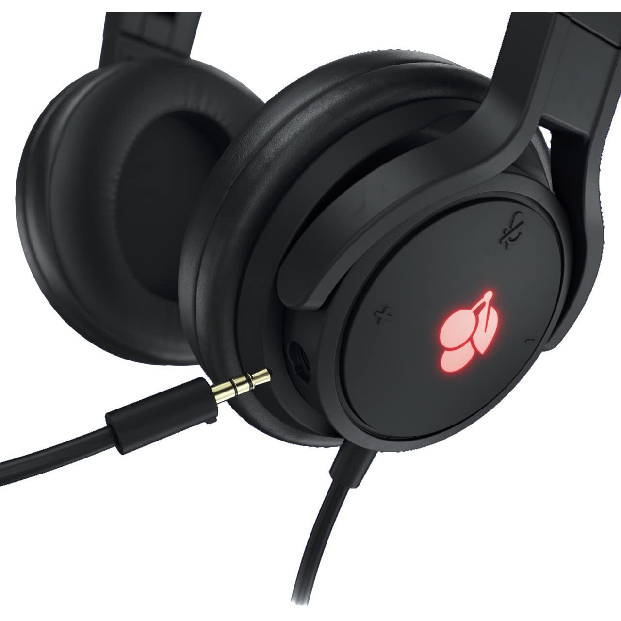 Cherry Hc 2.2 Wired Headset For Gaming & Multimedia Usb 7.1 Surround Sound Detachable Microphone Black 7 Foot Long Cord.