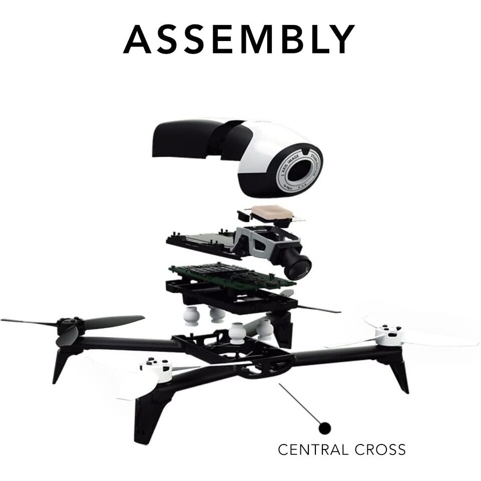 Maximalpower Replacement Central Cross For Parrot Bebop 2 Drone Quadcopter Spare Parts (Central Cross X1)