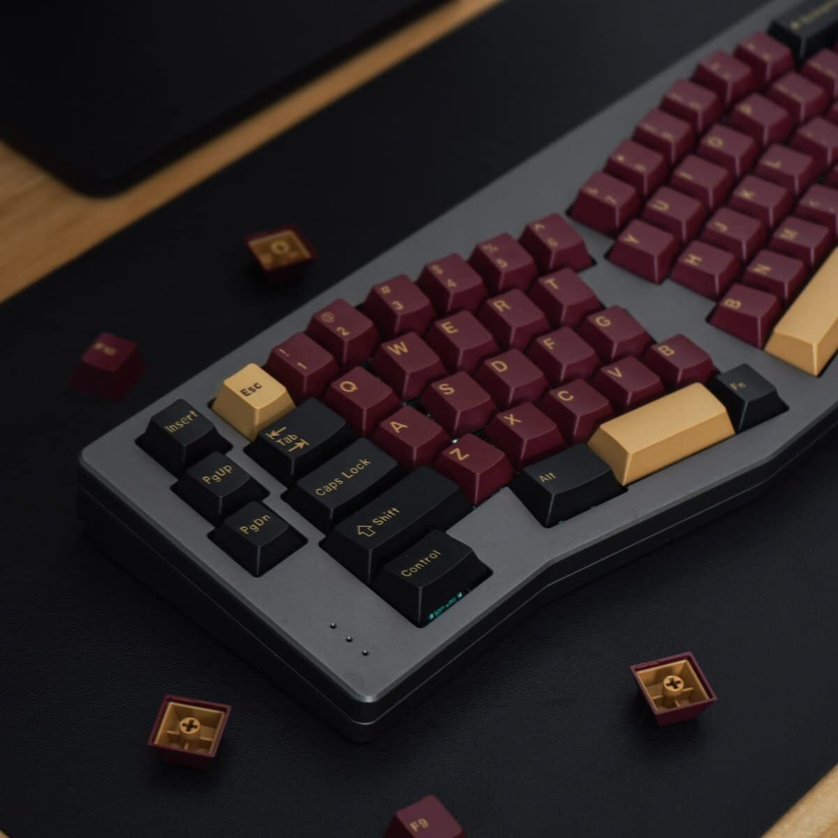 Red Samurai Keycaps Set 173 Keys Cherry Profile Doubleshot Custom Keycaps For Cherry Mx Gateron Kailh Box Switches Mechanical Keyboards