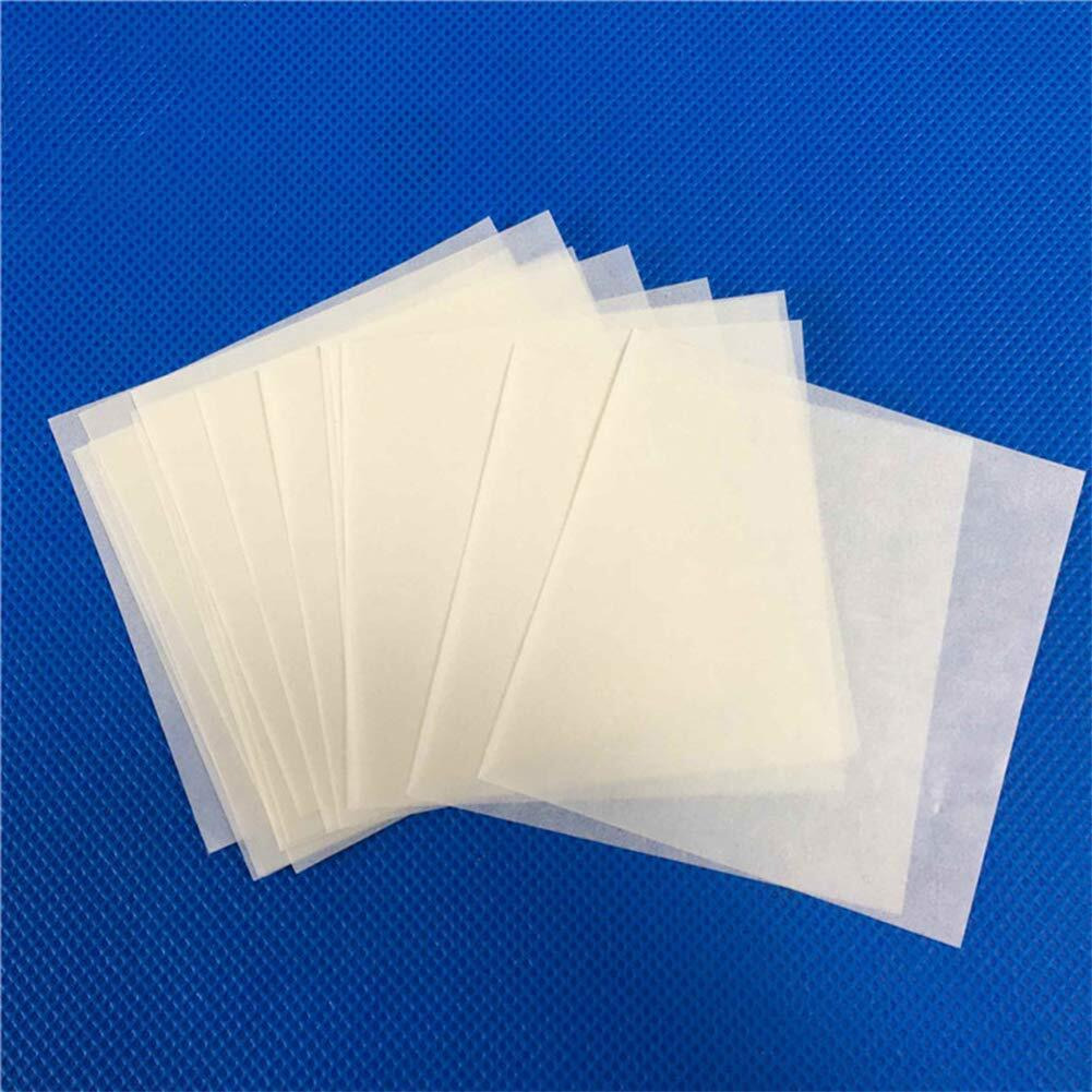 Rebrisbol Weighing Paper 500Pcs  3.5 X 3.5 Inches Laboratory Sample Weighing Paper  Non-Stick Non-Absorbing  High-Gloss For Scale Measurement Samples Transfer