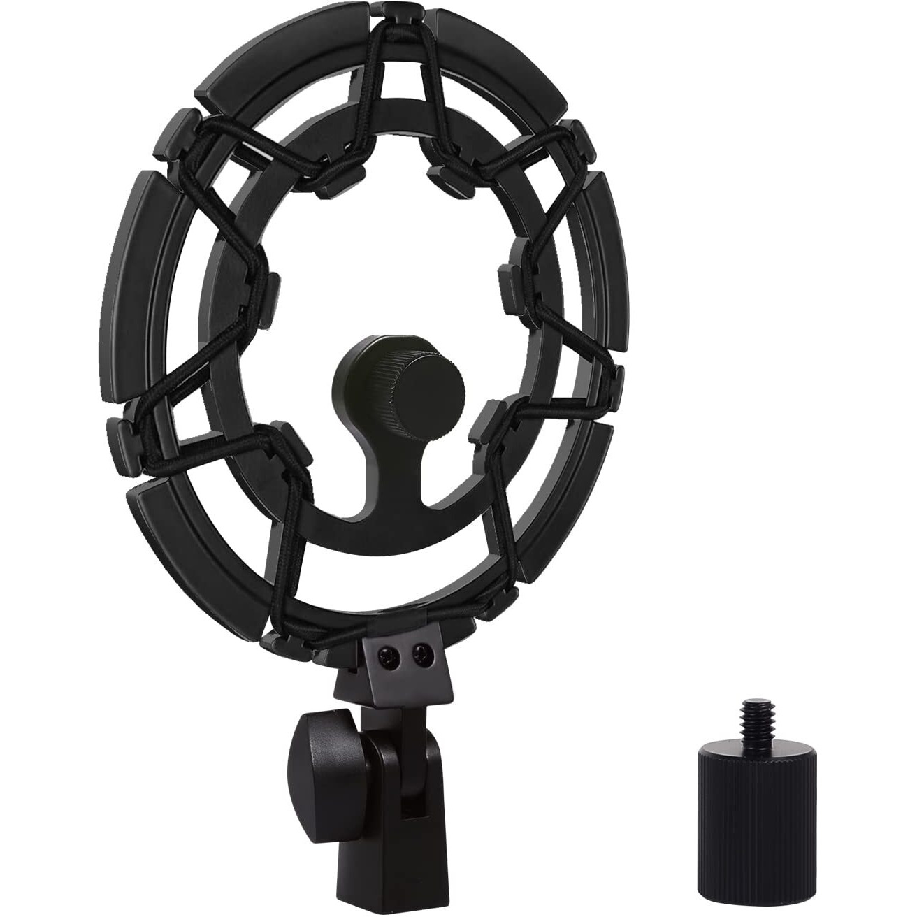 Blue Yeti Shock Mount Anti-Vibration Matching Boom Arm Stand Compatible W/Blue Yeti  Yeti X  Snowball & Blue Yeti Nano Mic (Black)