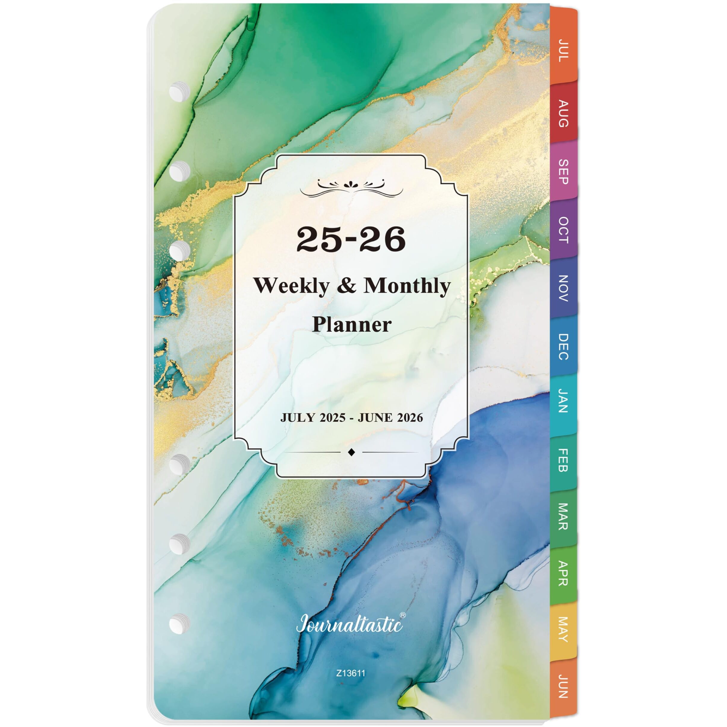 2025-2026 Planner Refills - Planner Refills 2025-2026  July 2025 - June 2026  A6 Planner Inserts  2025-2026 Weekly And Monthly Planner Refills  3.75"" X 6.75""  A6 Planner Refills  6-Hole Punched