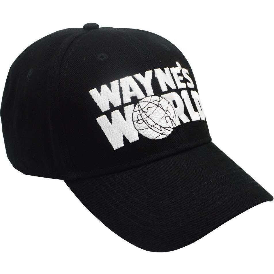 Aiugko Wayne's Hat Adjustable Unisex Embroidered Trucker Baseball Cap Black