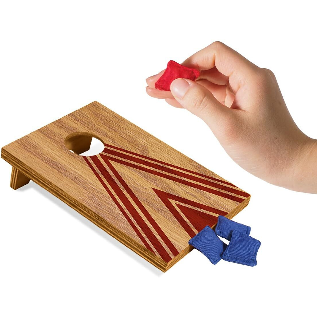 Schylling Table Top Corn Hole Game  Brown  (Model Tch)