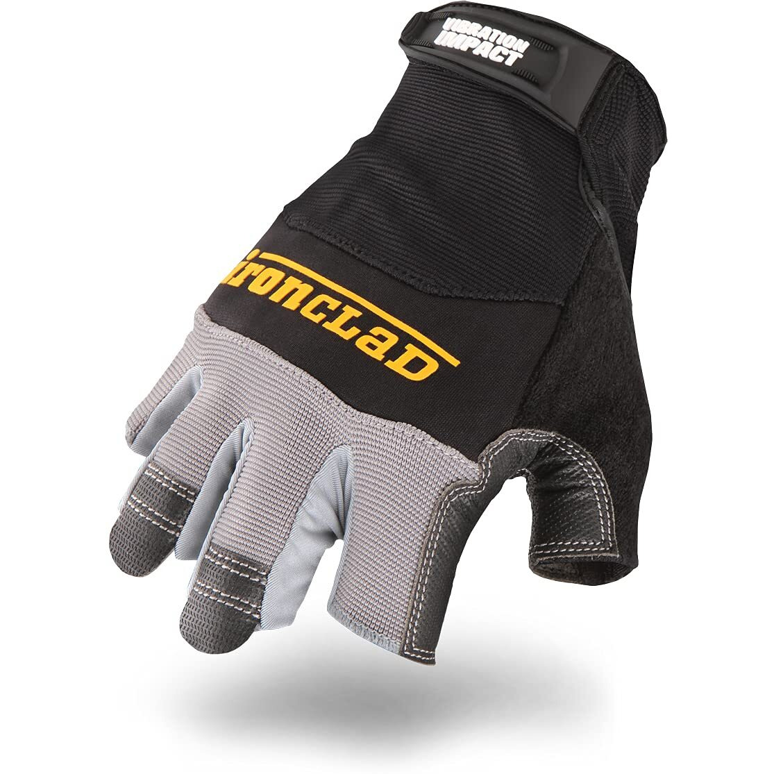 Ironclad Mens Work Glove Mach 5 Vibration Impact  Black And Grey  X-Large Pack Of 1 Us