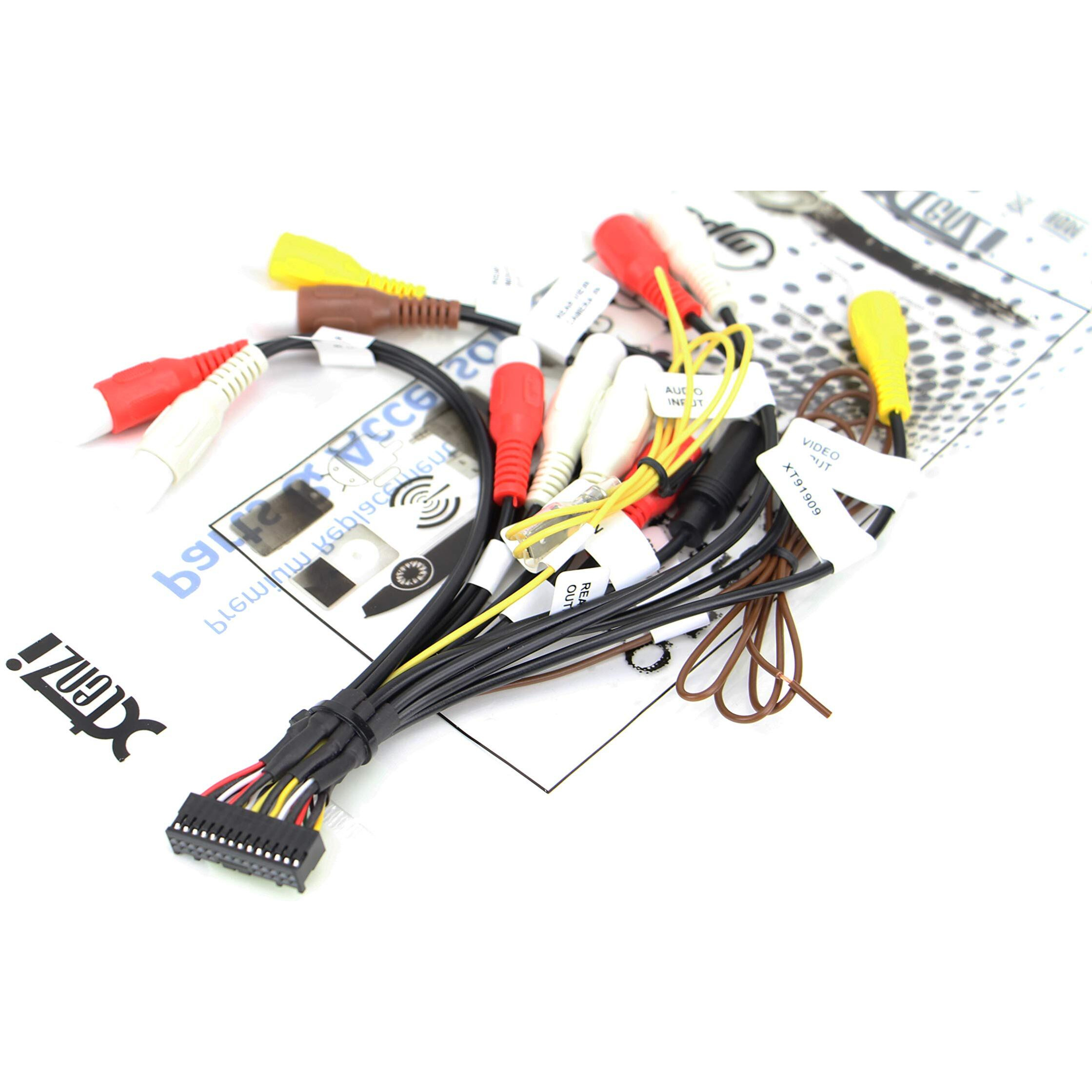 Xtenzi Rca Cord Assembly Harness Car Audio Video Compatible With Pioneer Avic Avh Cdp1803 - Xt91909