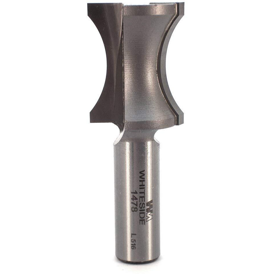 Whiteside Router Bits 1478 Oval Edge Bit With 1-Inch Bead  3/16-Inch Depth And 1-1/4-Inch Cutting Length