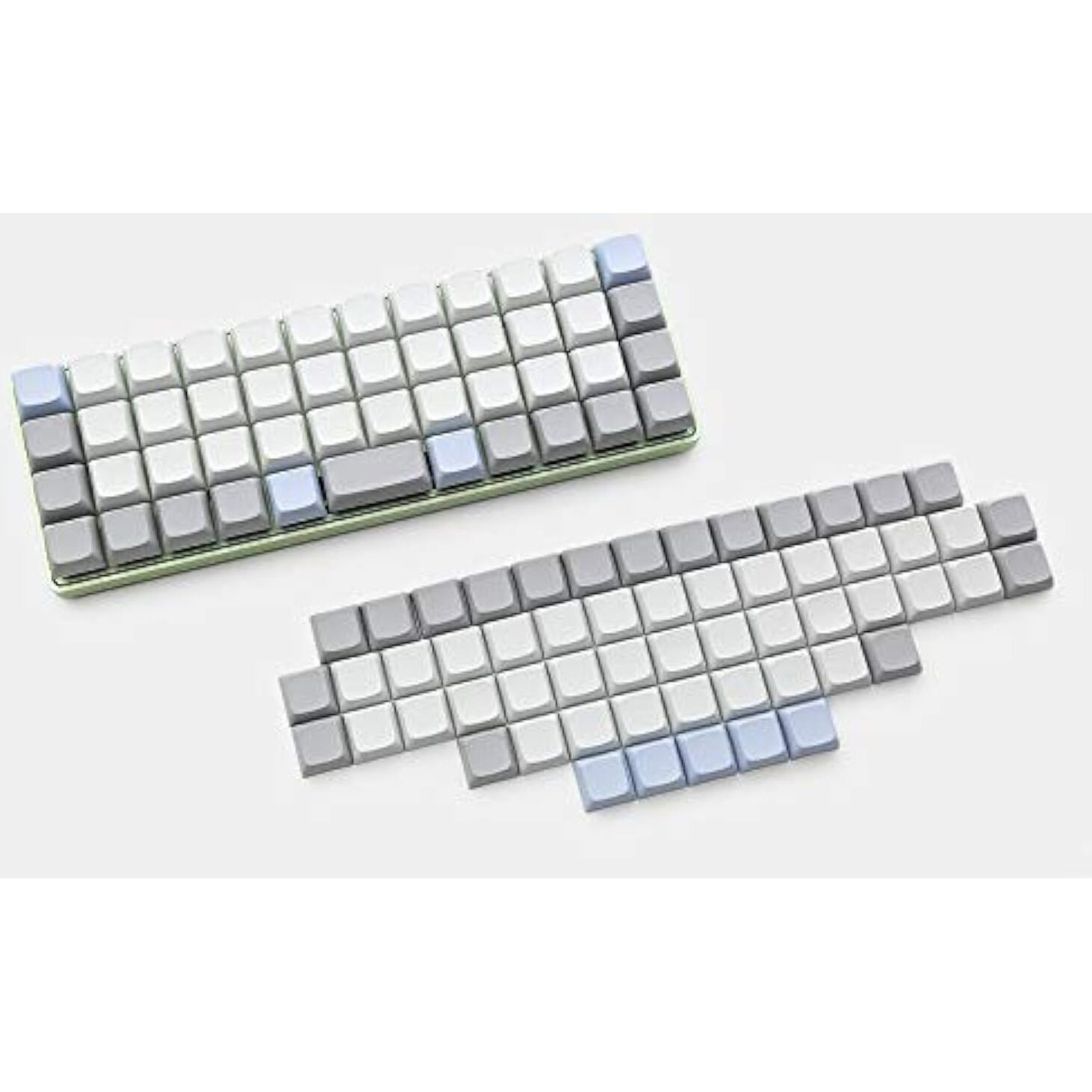 Ymdk Xda Dsa Blank Pbt Keycaps Suitable For Ortholinear Layout Mx Keyboard Xd75 Id75 Planck Preonic Niu40 (Only Keycap)