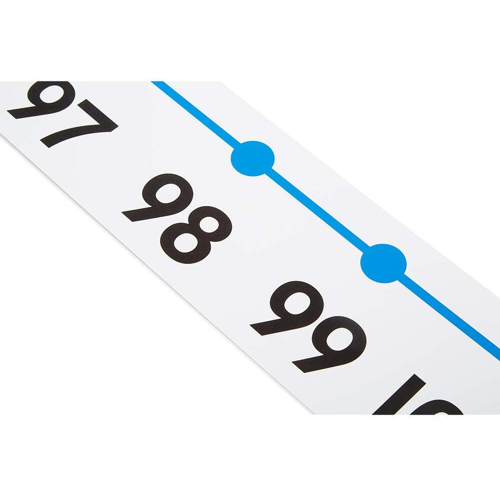Hand2Mind -20 To 100 Integer Number Line For Classroom Wall  Math Borders Classroom Bulletin  Number Lines For Students  Teacher Supplies  Number Line With Negative Numbers  Math Posters (12 Sections)