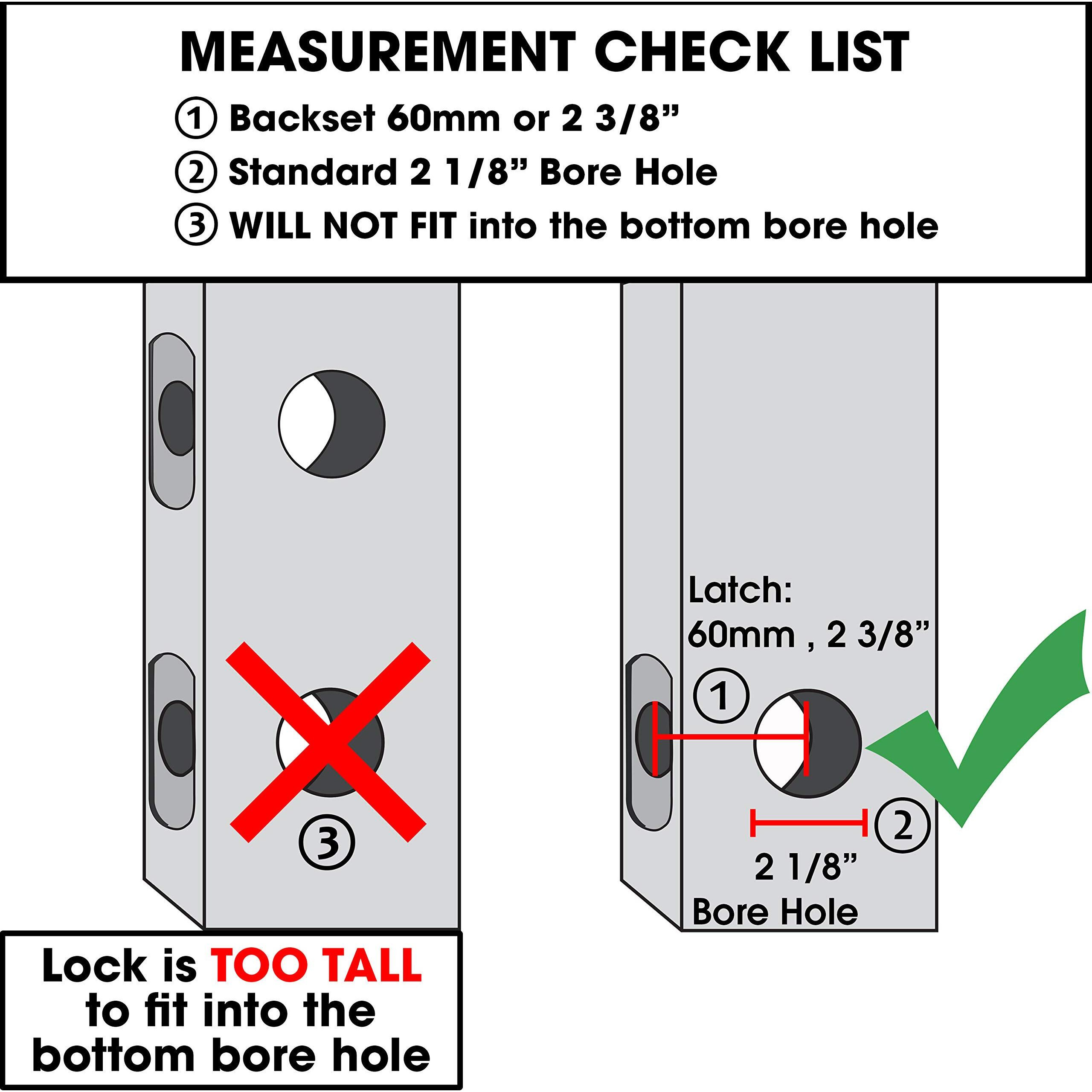 Mutex Mx920 Double Keypad Mechanical 14 Key Combination Lock  Keyless Entry Security For Home Gates  Fences  Windows  Hotel Airbnb