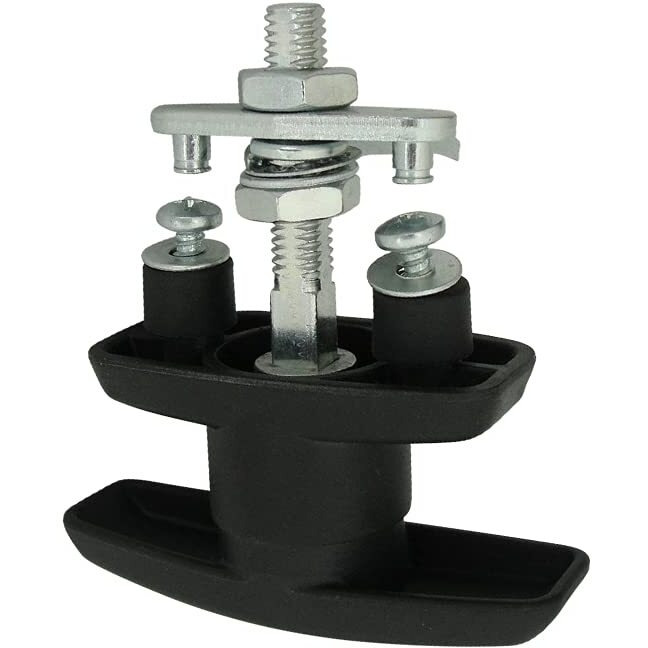 2 Pcs T-Handle Door Lock Latch Abs T Handle Lock Zinc Alloy Lock Body Shed Door T-Handle Lock Kit For Garage Door Lock Truck Cabinet Door