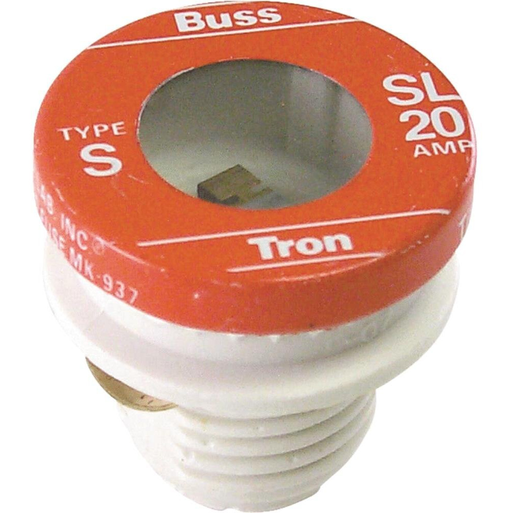 Bussman Bp/Sl-20 20 Amp Tamper Proof Plug Fuses 3 Count