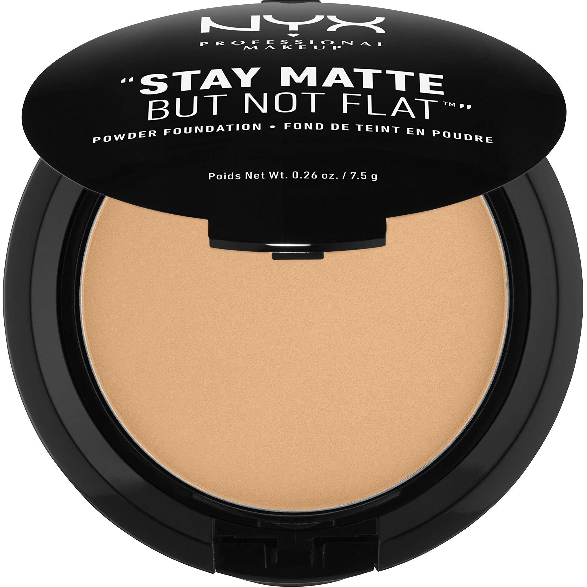 Nyx Professional Makeup Stay Matte But Not Flat Powder Foundation  Soft Beige