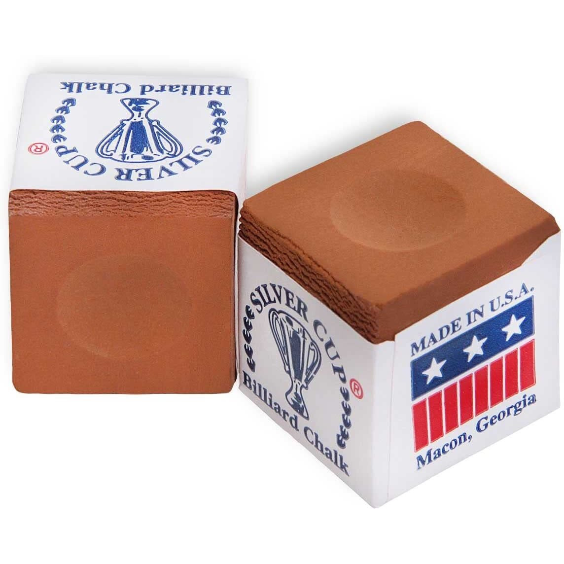 Silver Cup Billiard Chalk - One Dozen (Copper)