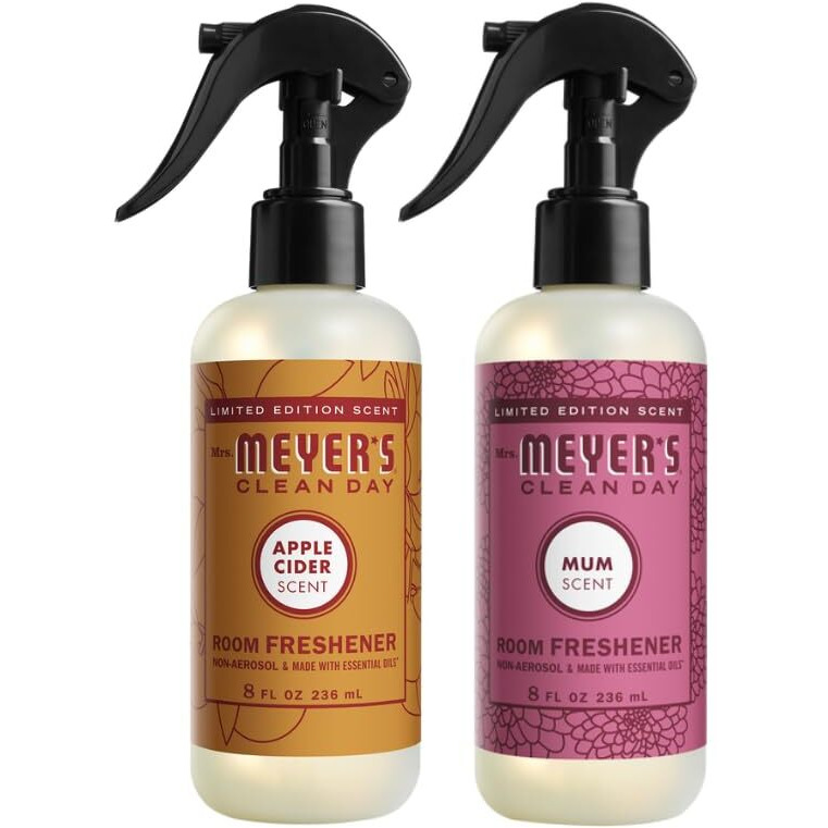 Mrs. Meyers Clean Day Variety Pack Room Freshener Apple Cider And Mum 8 Fl Oz. 2Ct.