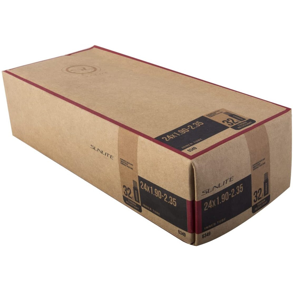 Sunlite Thorn Resistant Schrader Valve Bicycle Tube  24 X 1.90-2.35"" / 32Mm Valve