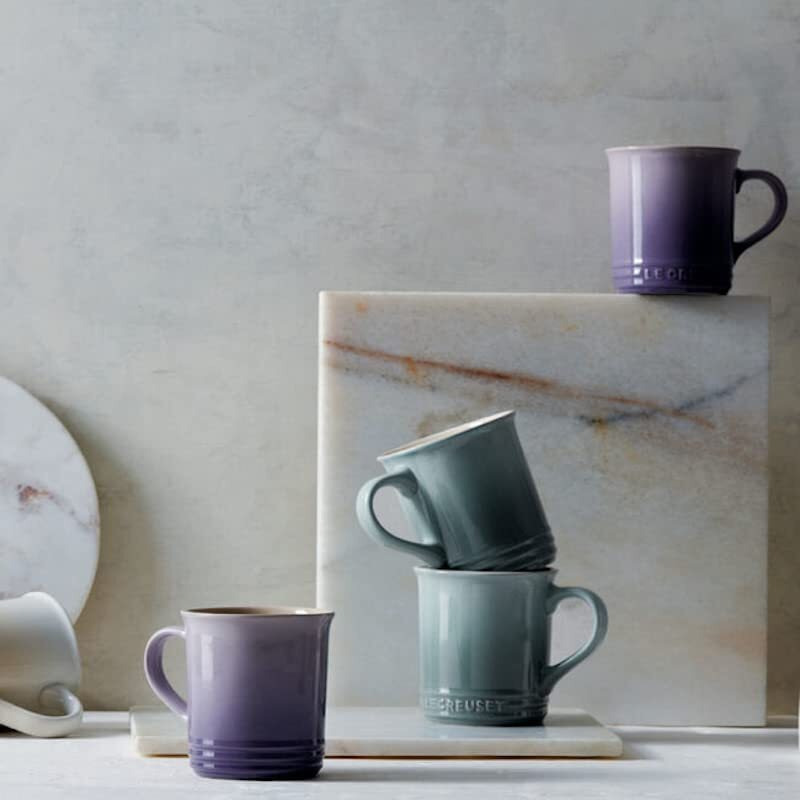 Le Creuset Stoneware Vancouver Mug  14 Oz.  Sea Salt