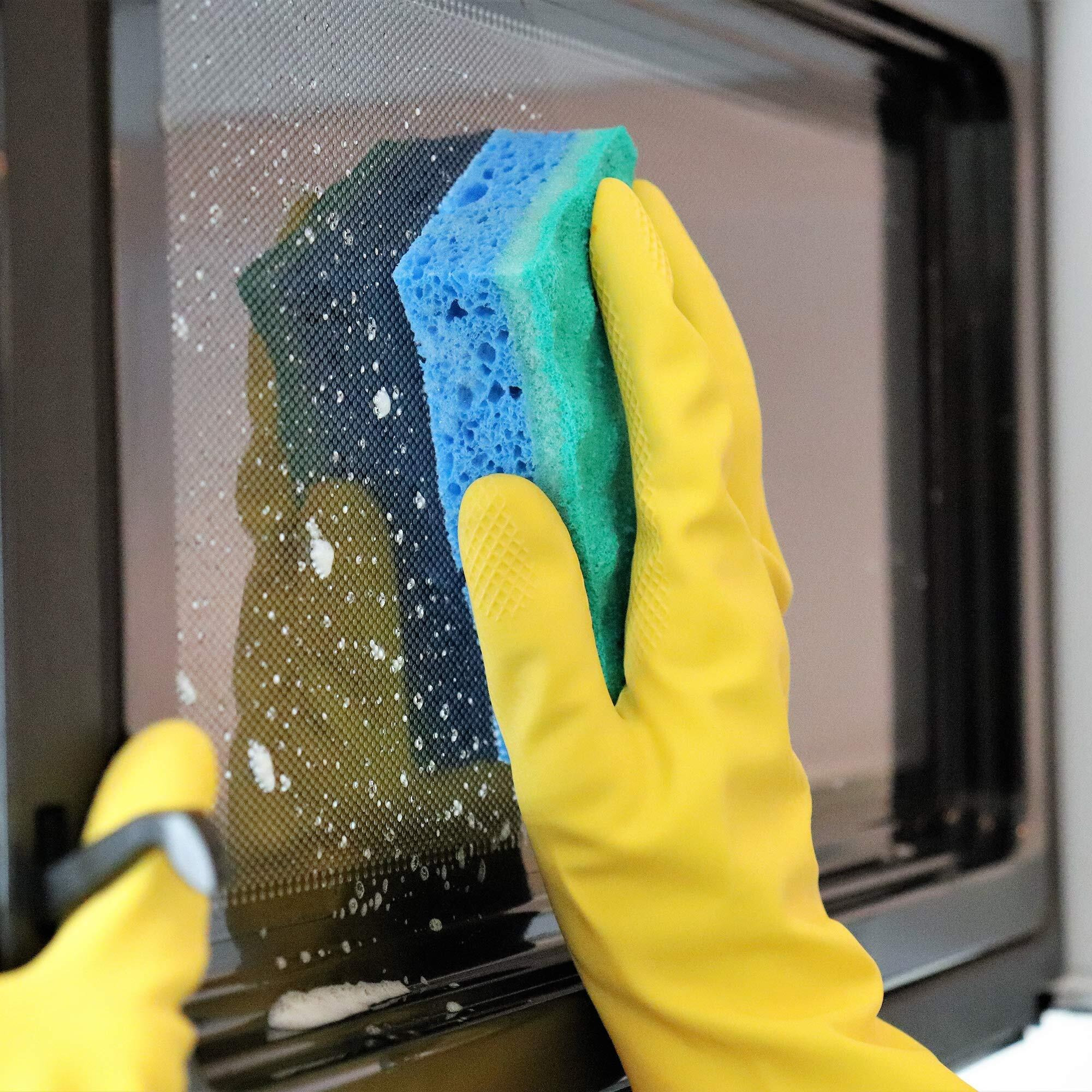 Playtex Handsaver Reuseable Rubber Cleaning Gloves (X-Large  3 Pairs)  Everyday Protection Reusable Household Gloves