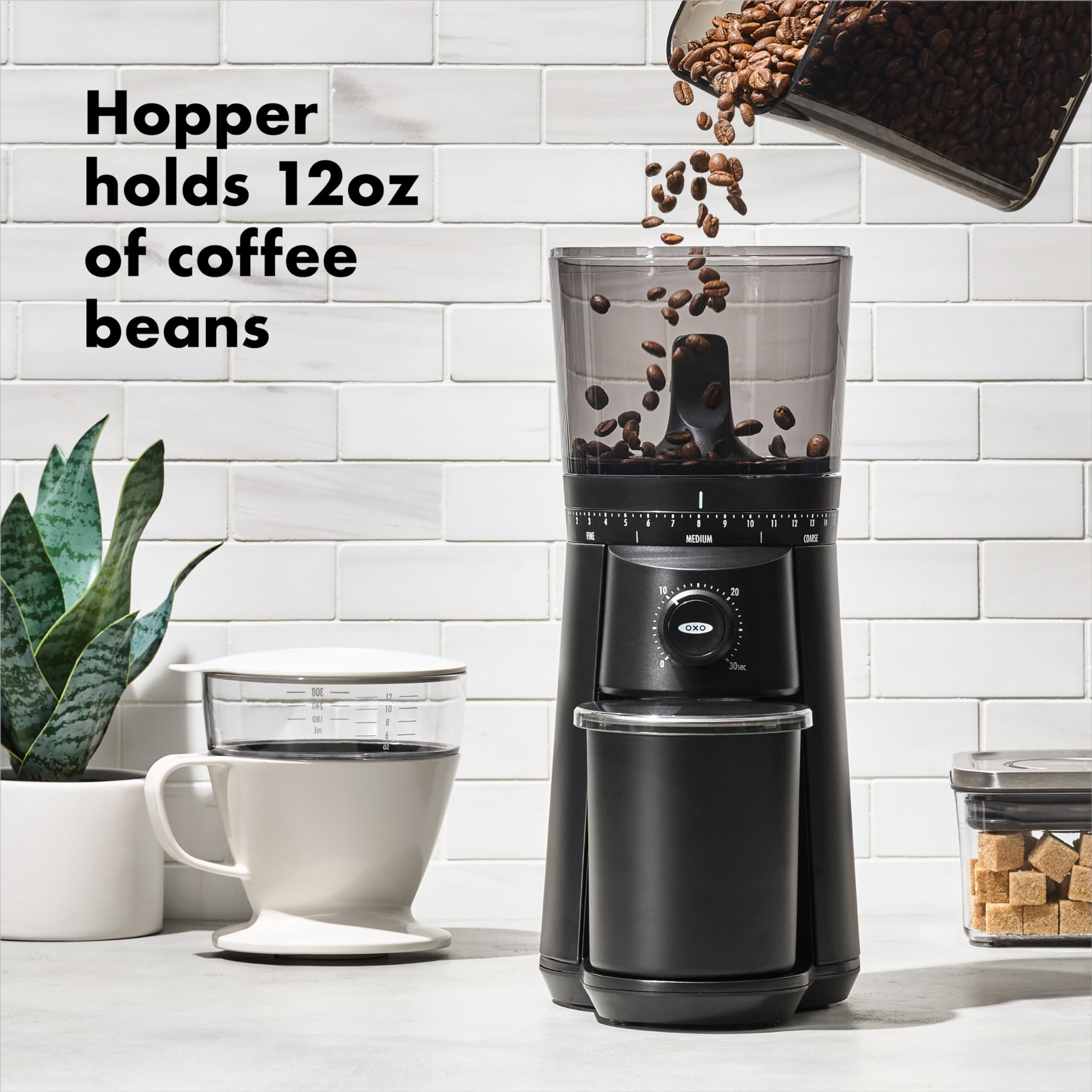 Oxo Brew Conical Burr Coffee Grinder - Matte Black