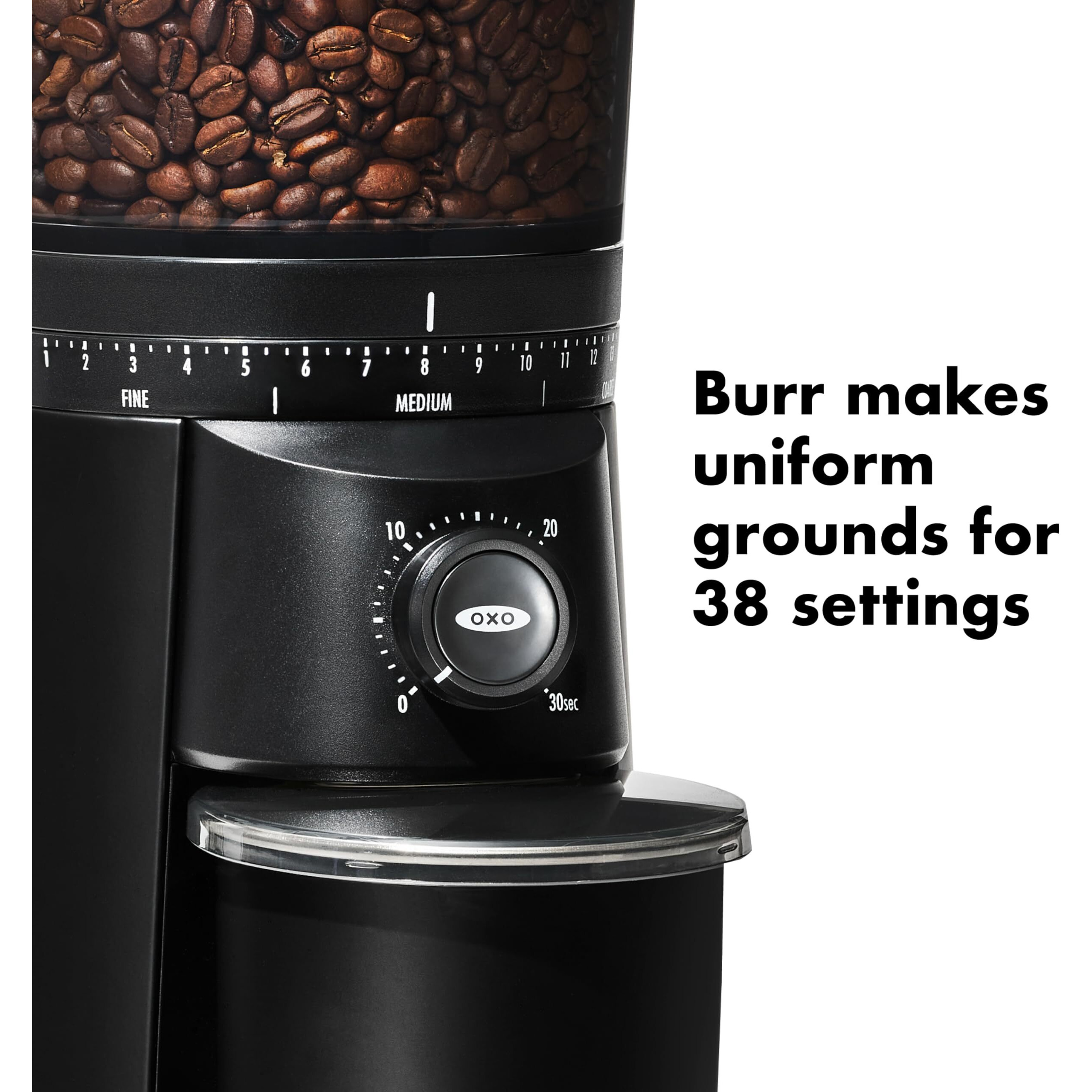 Oxo Brew Conical Burr Coffee Grinder - Matte Black