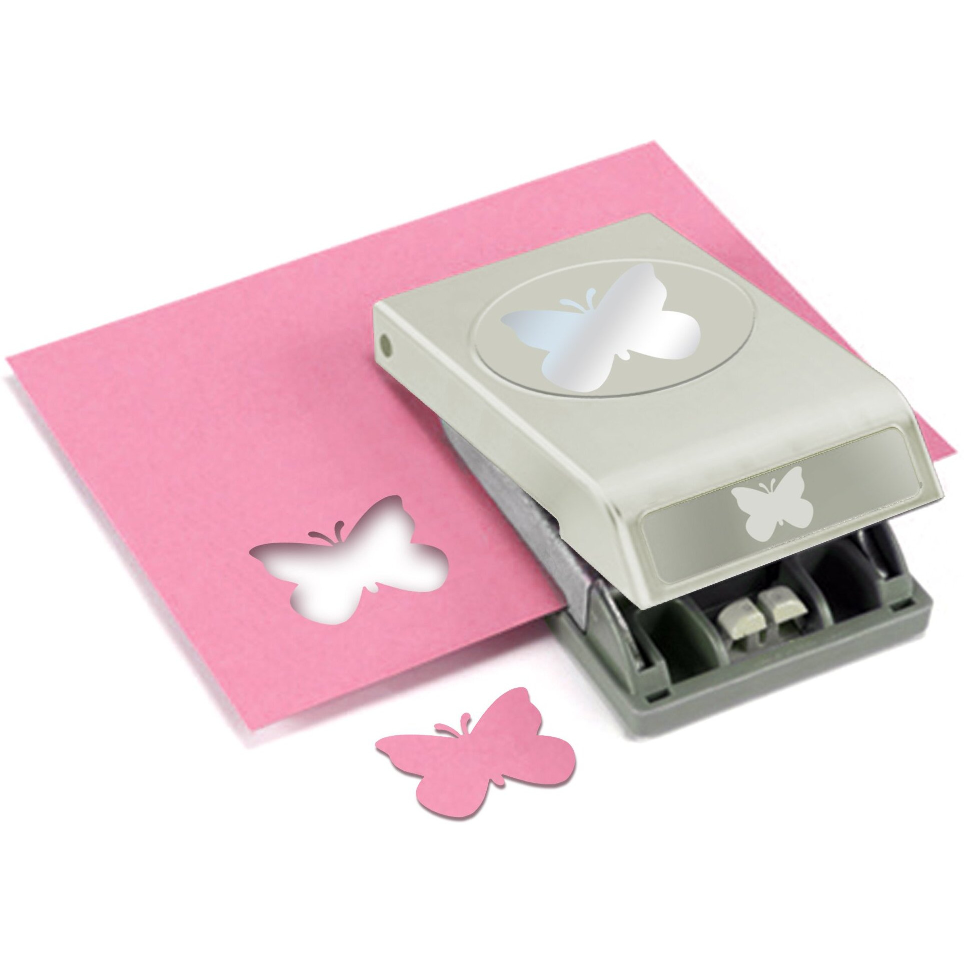 Ek Tools Butterfly Punch  Large  New Package  Grey