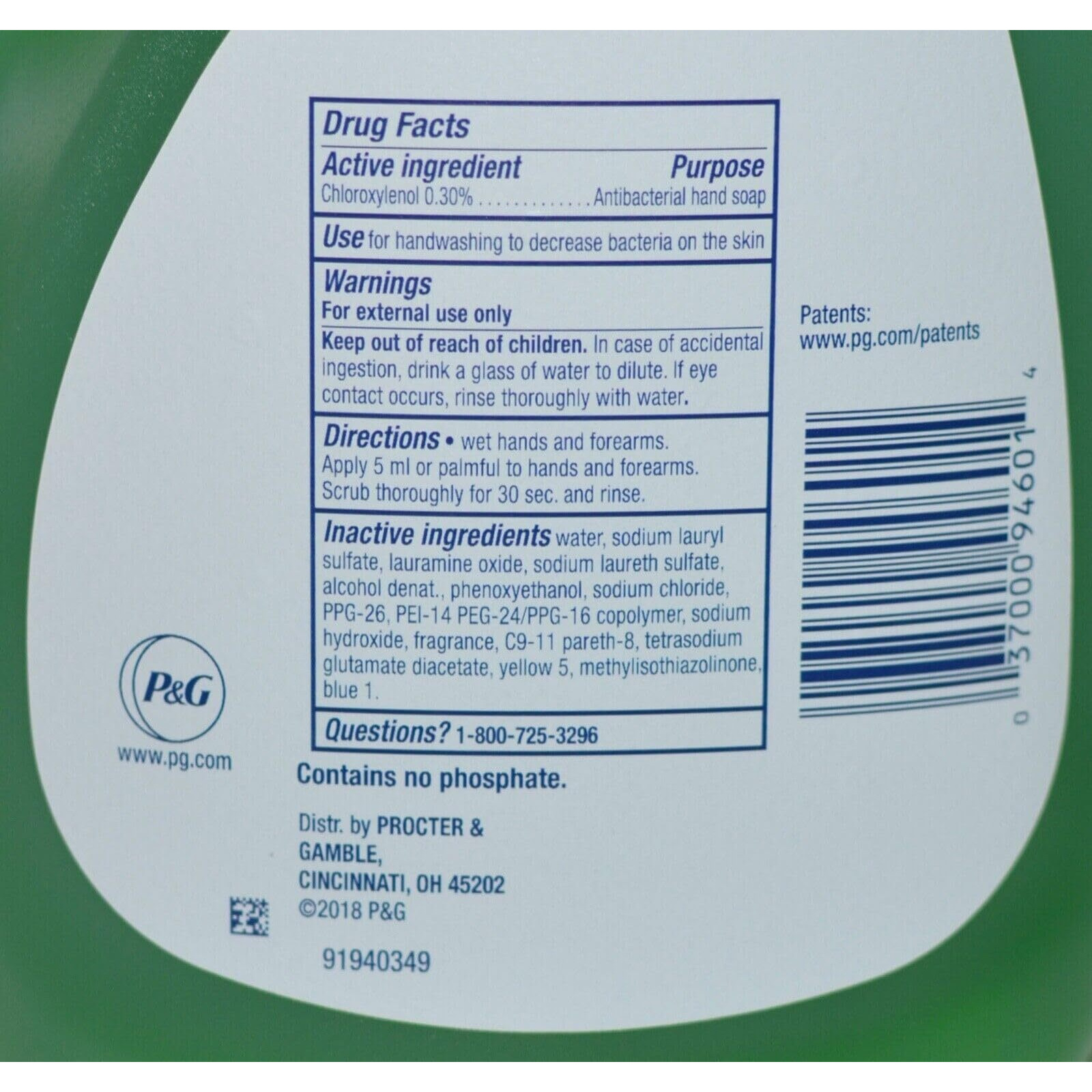 Dawn Ultra Antibacterial Apple Blossom Dishwashing Liquid Hand Soap 90 Fl Oz