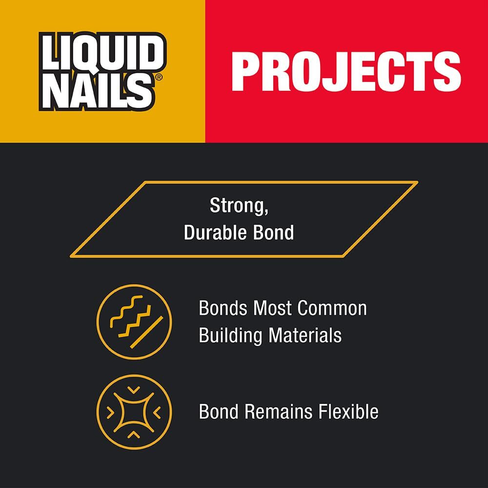 Liquid Nails 28 Oz Interior Projects Latex Construction Adhesive Tan