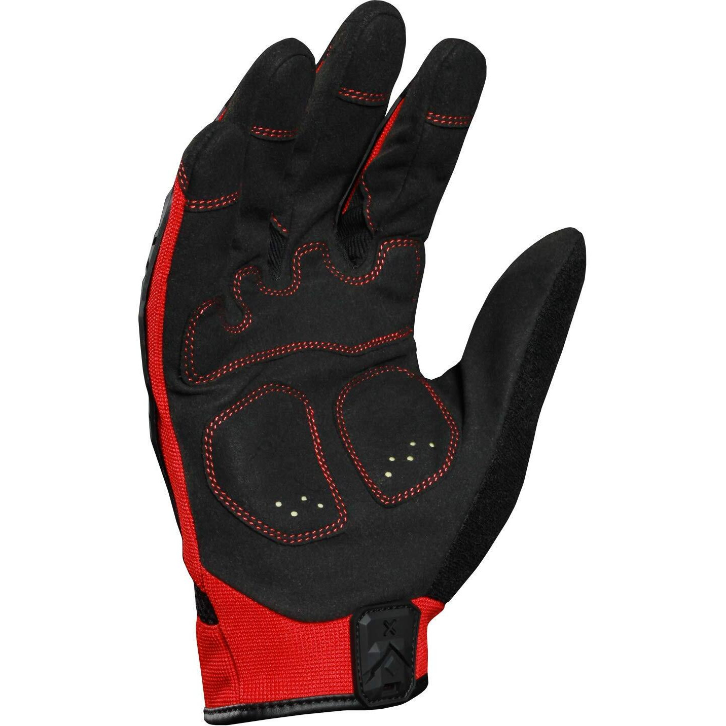 Ironclad Exo Motor Impact Glove Work Gloves  Tpr Impact Protection  (1 Pair)  Exo2-Migr-04-L Black & Red