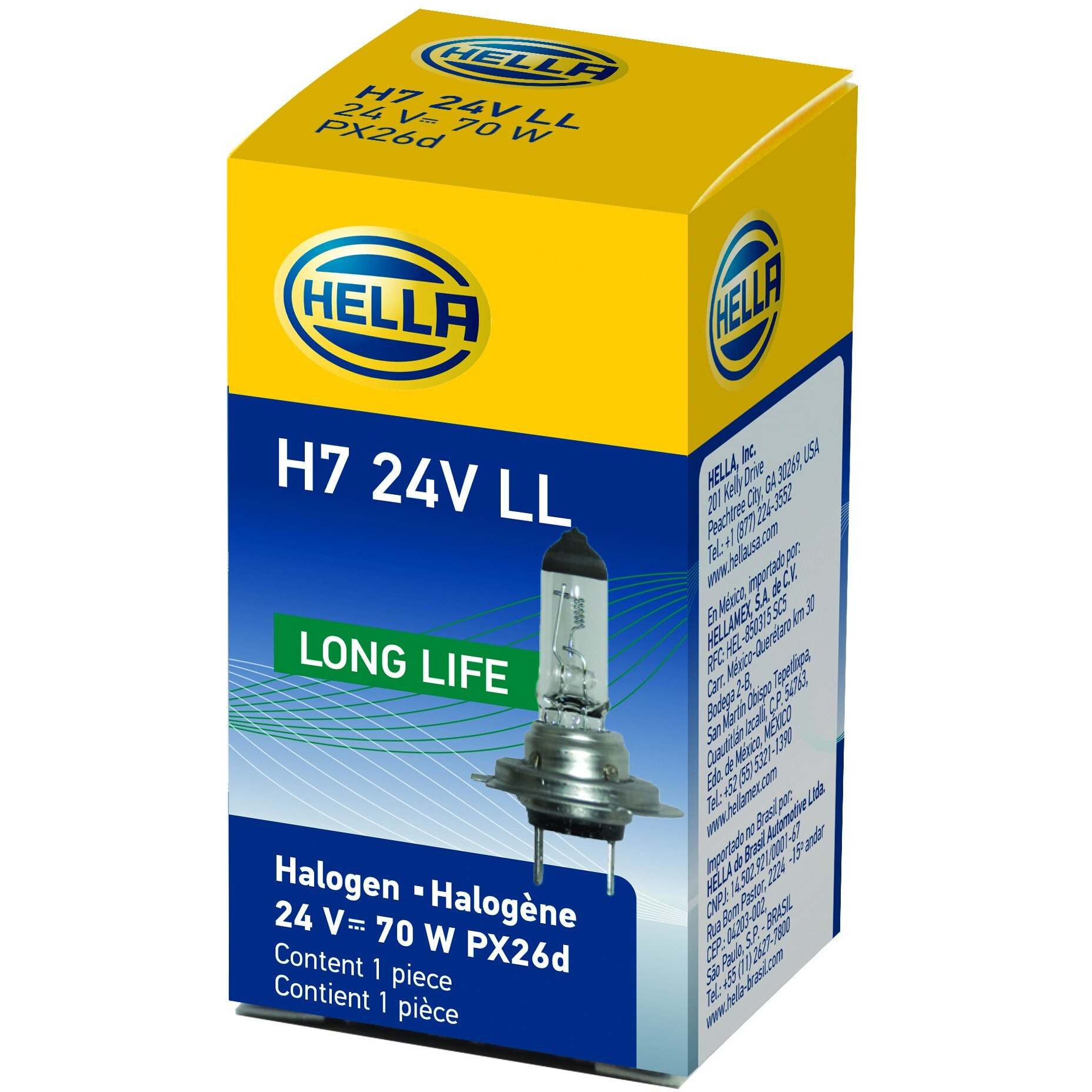 Hella H7 24V Ll Long Life Bulb  70W