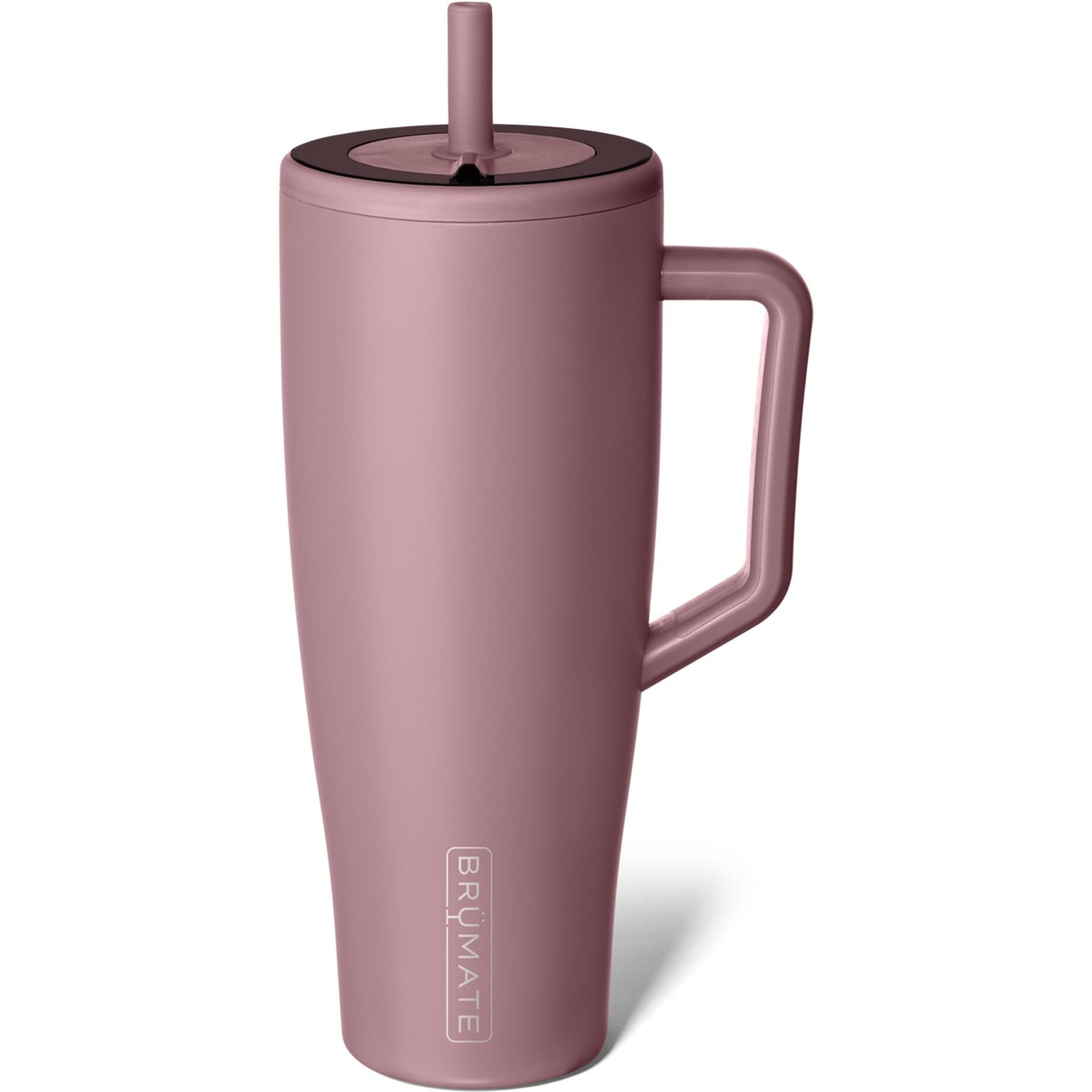 Brmate Era 40 Oz Tumbler With Handle And Straw | 100% Leakproof Insulated Tumbler With Lid And Straw | Made Of Stainless Steel | Cup Holder Friendly Base | 40Oz (Rose Taupe)