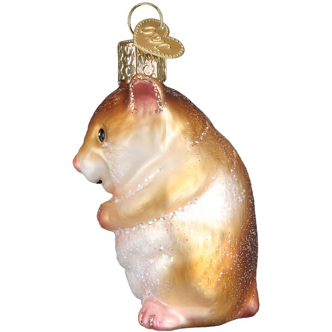 Old World Christmas Animal Collection Glass Blown Ornaments For Christmas Tree Hamster