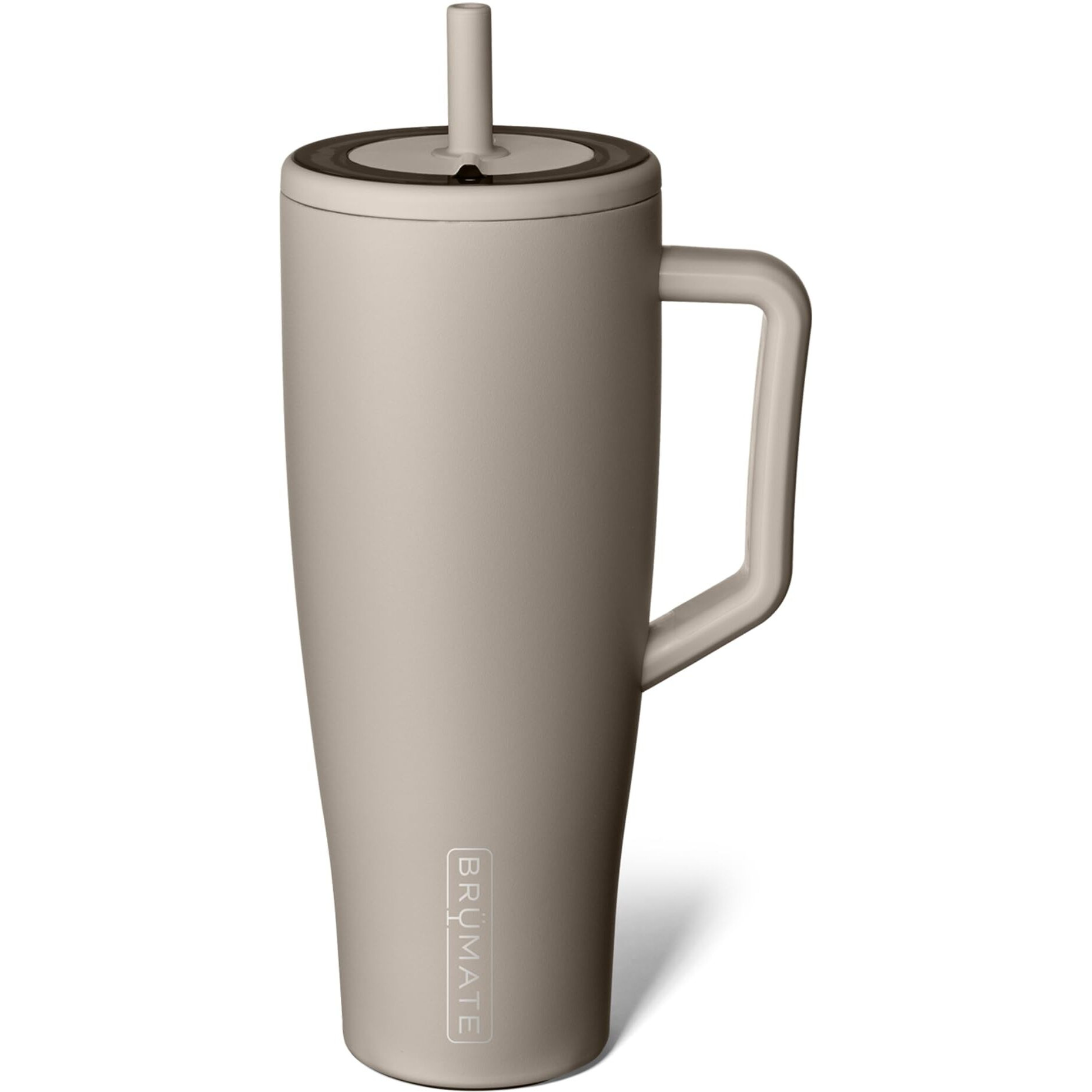 Brmate Era 40 Oz Tumbler With Handle And Straw | 100% Leakproof Insulated Tumbler With Lid And Straw | Made Of Stainless Steel | Cup Holder Friendly Base | 40Oz (Mocha)