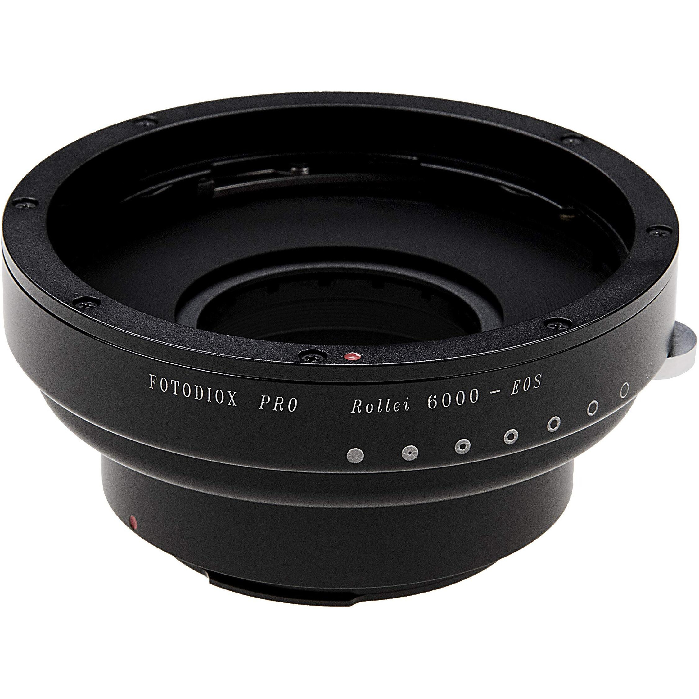 Fotodiox Pro Iris Lens Mount Adapter Compatible With Rollei 6000 Lenses To Canon Eos Ef/Ef-S Cameras