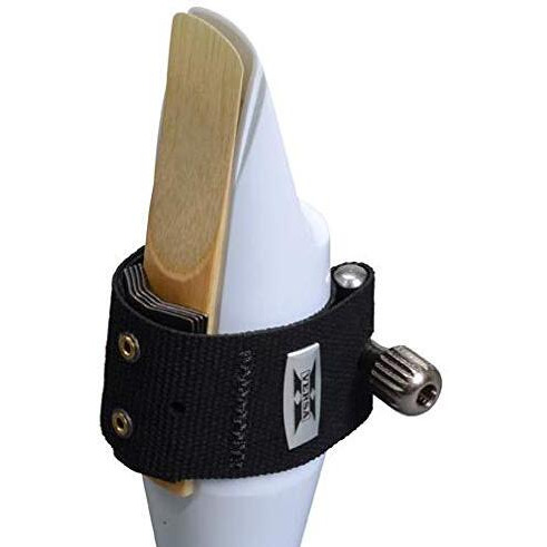 Rovner Ligature & Plastic Cap For Alto Standard Saxophone - Versa X Ligature For Hard Rubber Mouthpiece (X-1Rl)