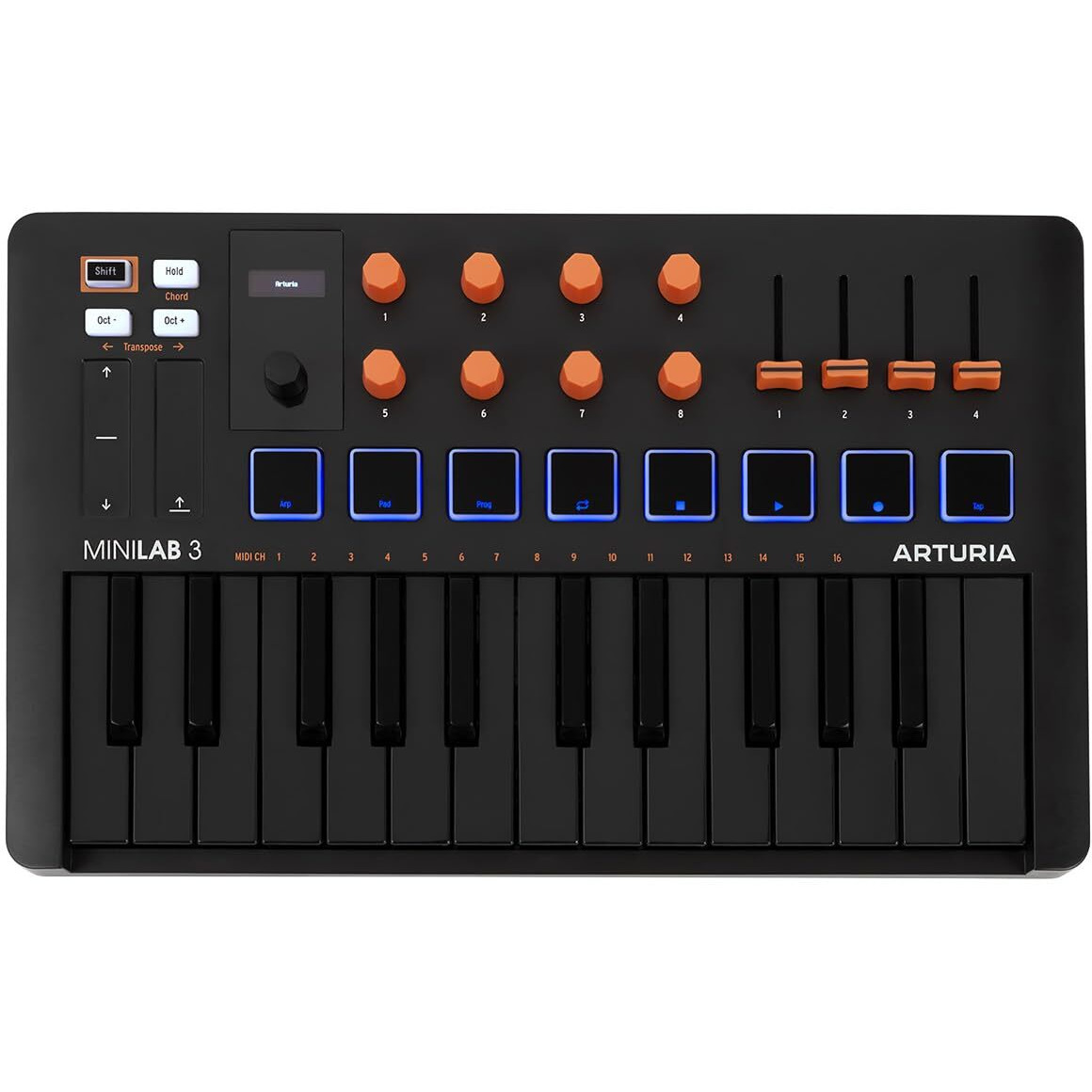Arturia Minilab 3 25 Slim-Key Controller - Orange