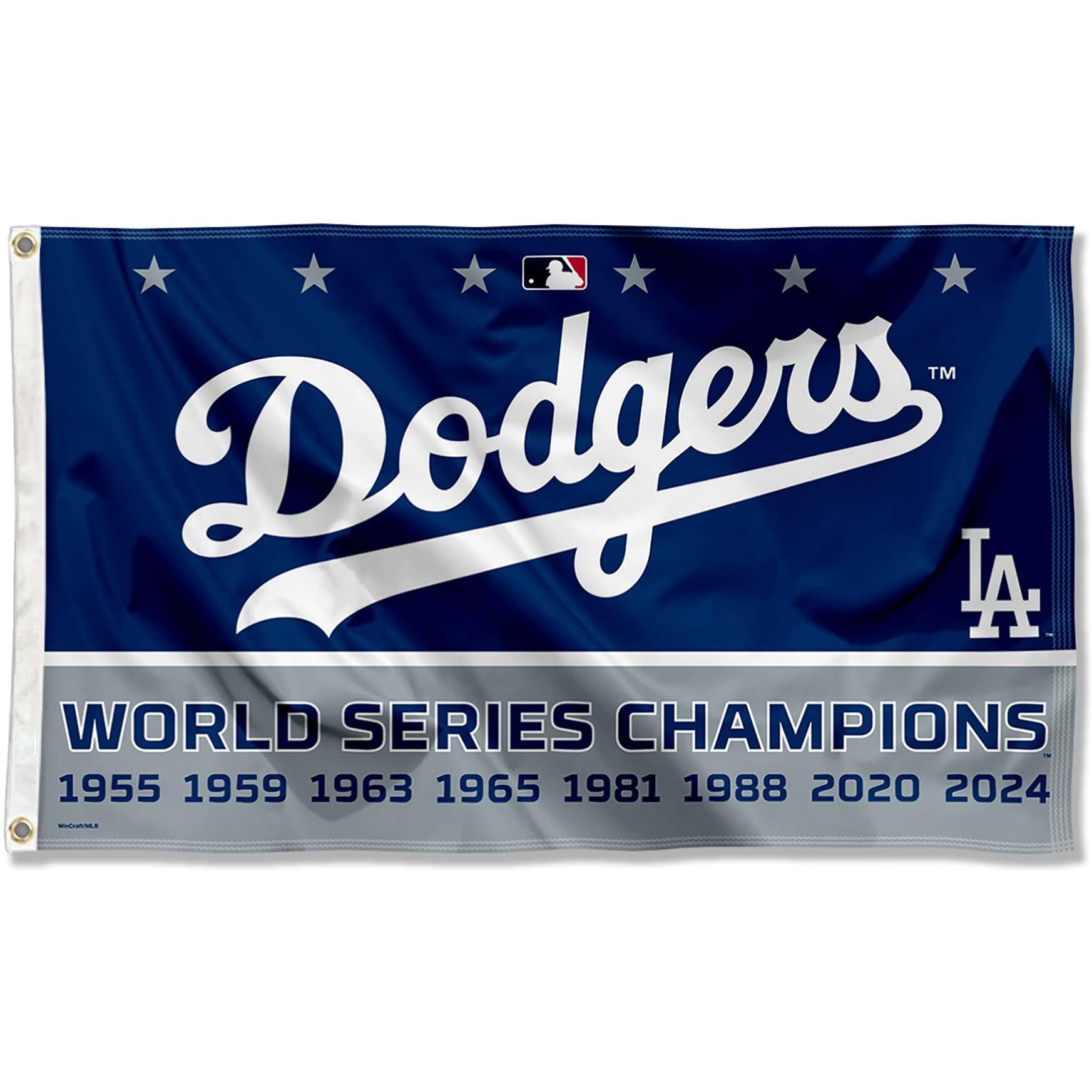 Wincraft Los Angeles Dodgers 8 Time World Champions Series 3X5 Flag